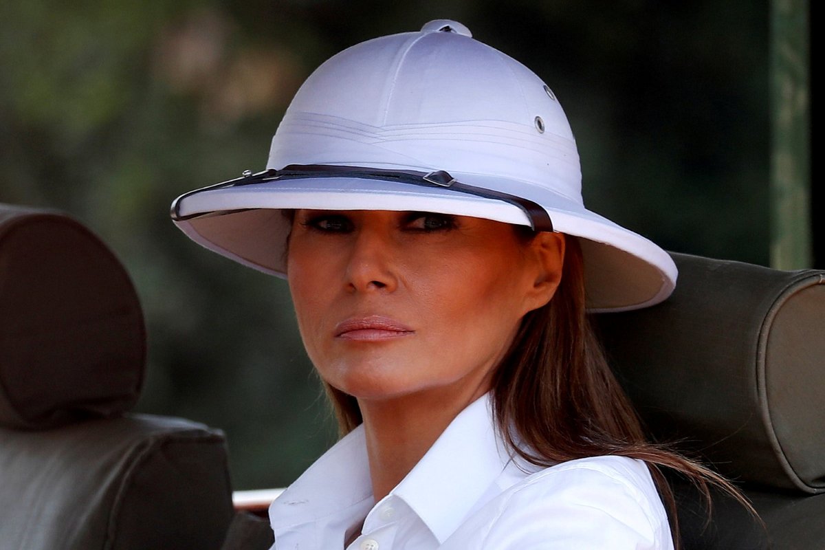 Americká první dáma Melania Trumpová v Keni