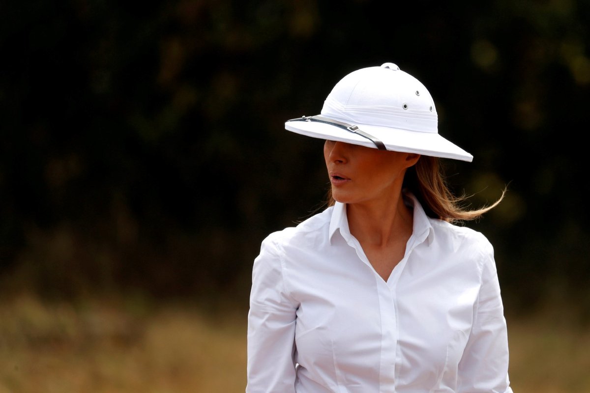 Americká první dáma Melania Trumpová v Keni