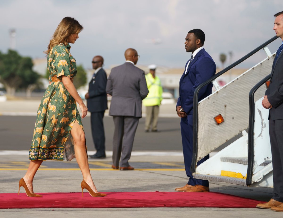 Americká první dáma Melania Trumpová v Keni