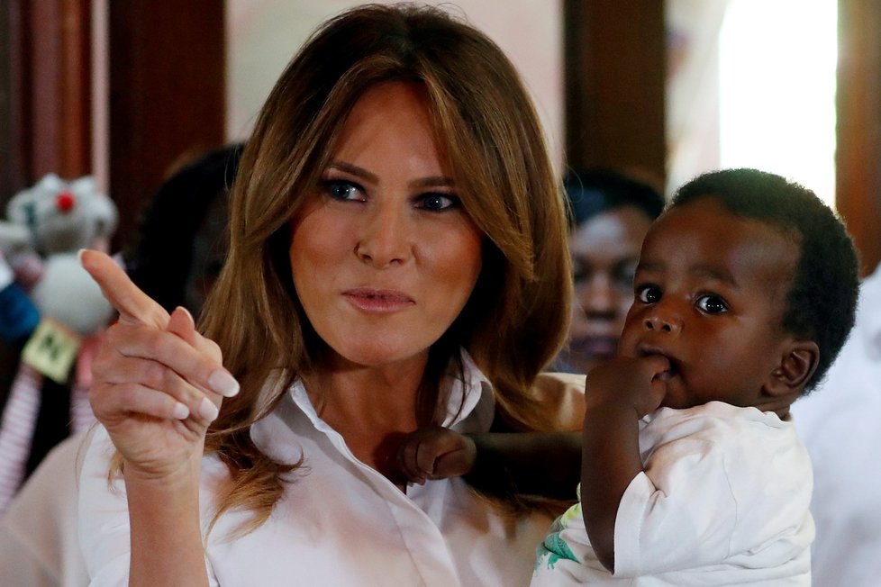 Americká první dáma Melania Trumpová v Keni