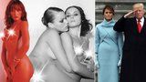 Bílý dům se červená: Melania Trump nafotila lesbické fotky. Erotika s nahou ženou v posteli