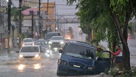 Melissa udeřila v Dominikánské republice (říjen 2025).