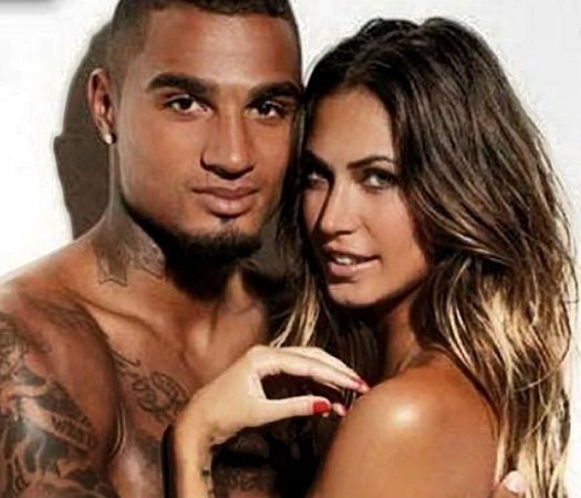 Melissa Sattaová a její milý Kevin-Prince Boateng.