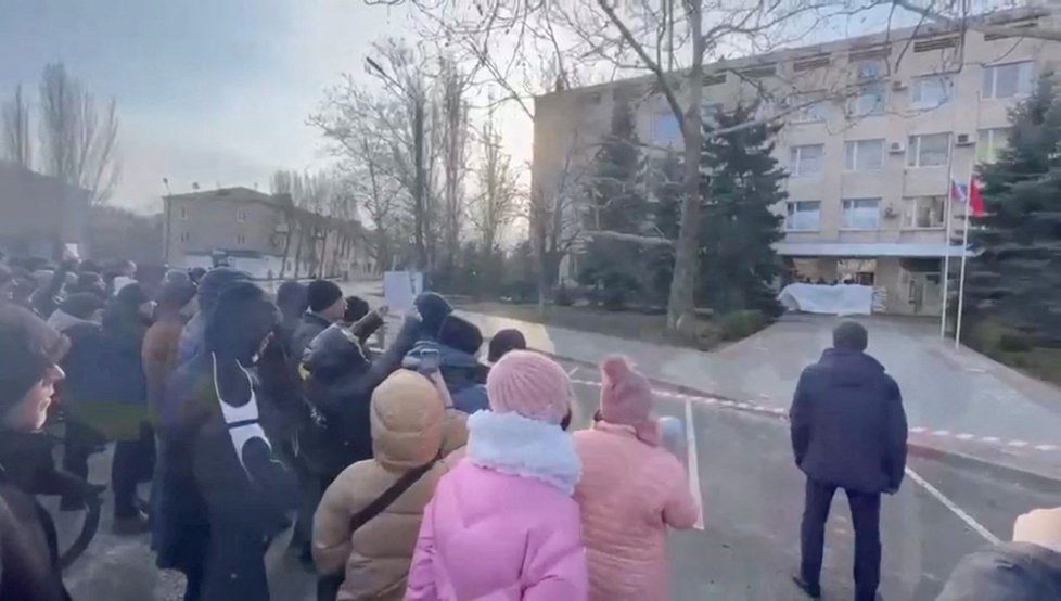 Protest v Melitopolu (březen 2022)