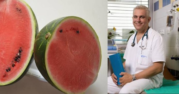 Na Všeobecné interní klinice Fakultní nemocnice Brno se v letních měsících opakovaně setkáváme s pacienty se srdečním selháním, kteří si dopřejí někdy až celý meloun, říká profesor Ondřej Ludka.