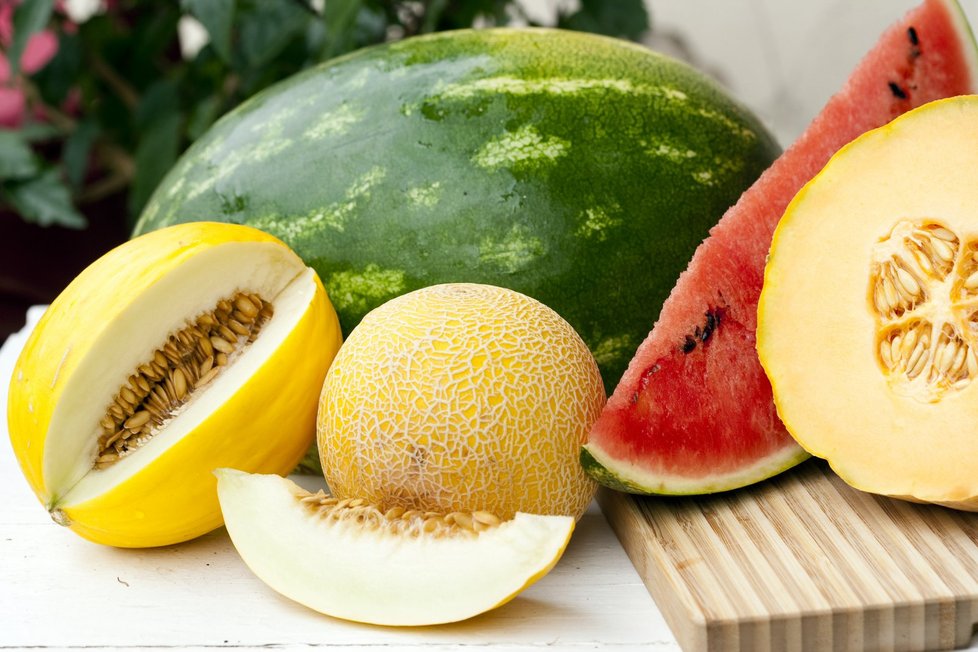 Meloun je v letním období ideální pro redukci váhy.