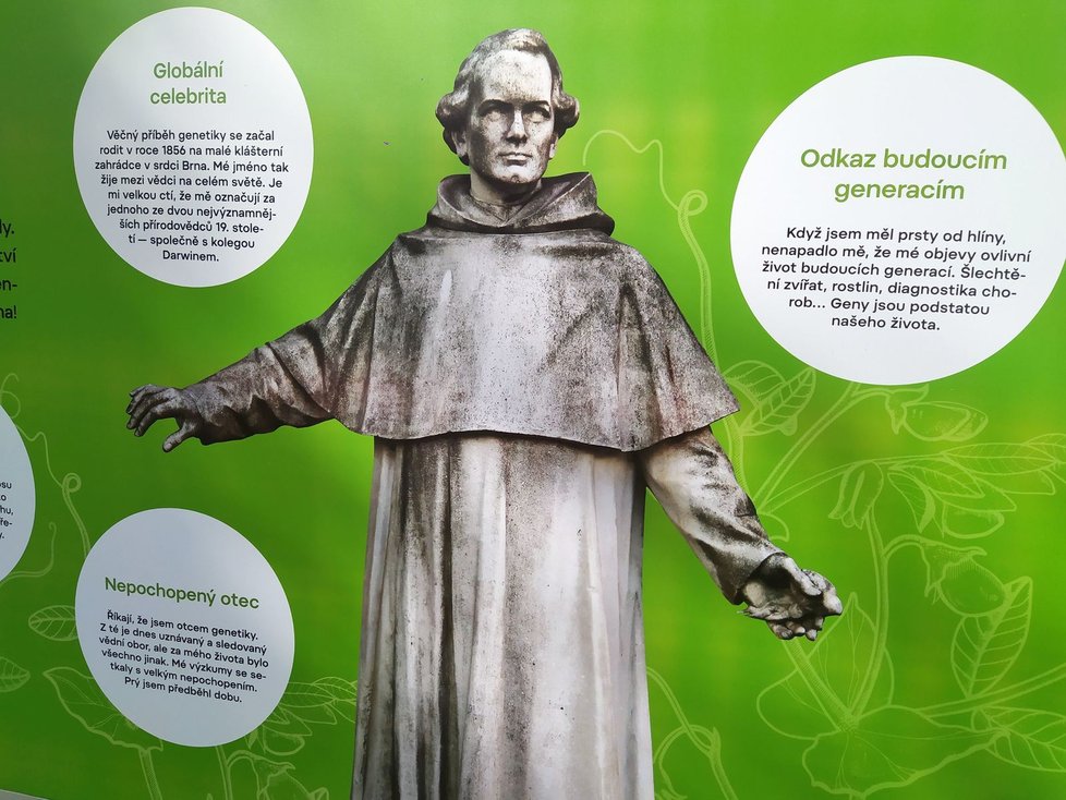 Johann Gregor Mendel by měl nejspíš z nejnovějšího počinu studentů a univerzity radost.