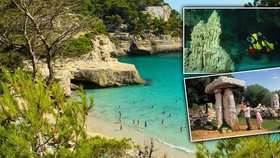 Menorka je ráj pro aktivní dovolenou i bašta přírody a nerušeného klidu.