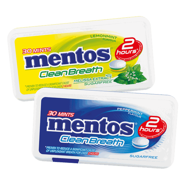 Svěží dech s funkčními bonbóny Mentos CleanBreath Svěží dech s funkčními bonbóny Mentos CleanBreath