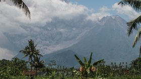 Na indonéském ostrově Jáva vybouchla sopka Merapi (11.3.2023)