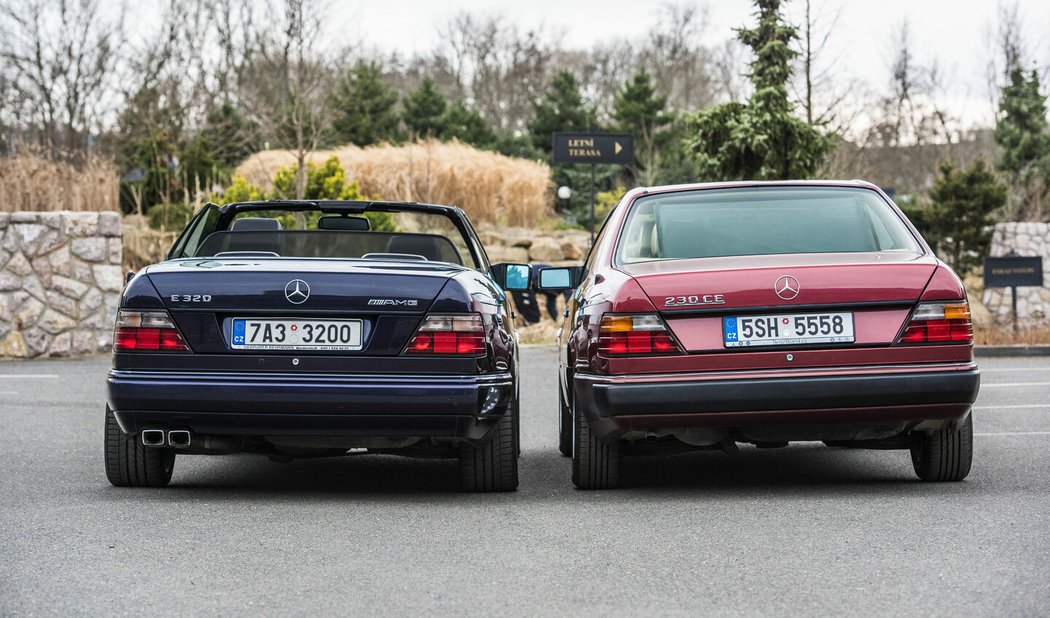 Mercedes-Benz 230 CE a Mercedes-Benz E 320