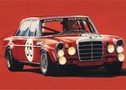 Mercedes-Benz 300 SEL 6.8 AMG: Rudá svině v roce 1971 dobyla slavný belgický okruh