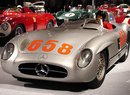 Na druhém místě v Mille Miglia 1955 skončil Juan Manuel Fangio s vozem 300 SLR s číslem 658. 
