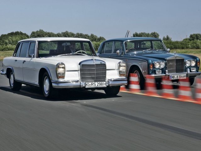 Mercedes-Benz 600 proti Rolls-Roycu Silver Shadow