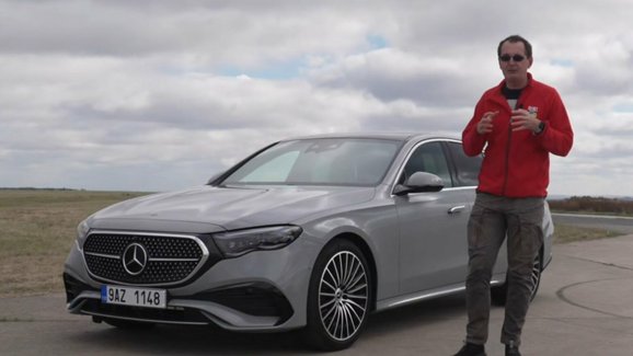 Nový Mercedes-Benz E220d v hodinovém videu Martina Vaculíka