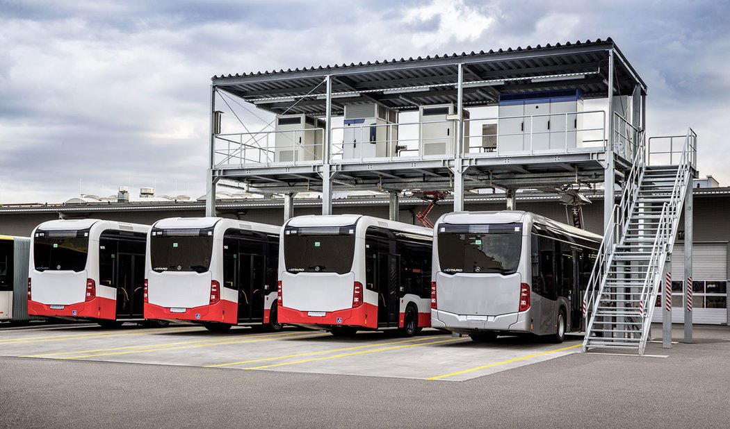 Nabíjecí stanice pro Mercedes-Benz eCitaro