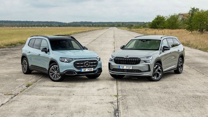 Mercedes-Benz GLB 200 4Matic 8G-eDCT vs Škoda Kodiaq 2.0 TSI 4x4 7DSG Mercedes-Benz GLB 200 4Matic 8G-eDCT vs Škoda Kodiaq 2.0 TSI 4x4 7DSG