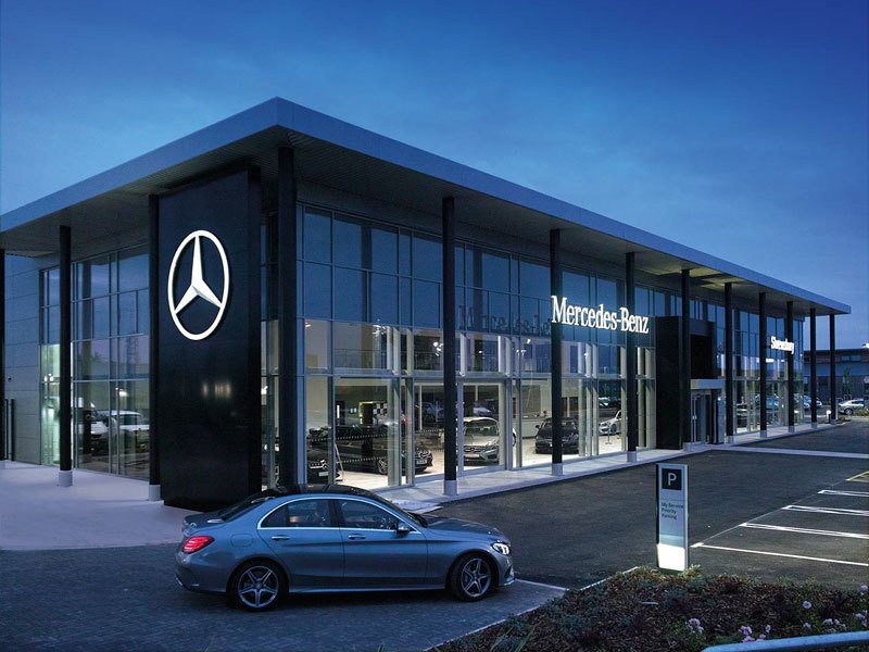 Mercedes-Benz showroom