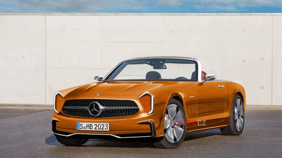 Mercedes SL jako novodobé retro? Tento kousek byste na silnici nepřehlédli