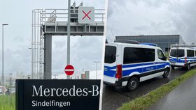 Střelba v továrně Mercedes-Benz u Stuttgartu (11. 5. 2023)