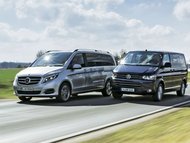 Mercedes třídy V vs. s VW Multivan