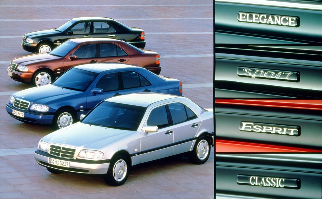 Třída C se prodávala jako čtyři samostatné modely: základní Classic, mladistvý Esprit, dynamický Sport a luxusní Elegance