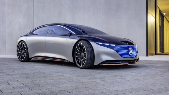 Mercedes-Benz Vision EQS: Elektrický luxus ve sportovním kabátě