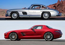 Design po generacích: Mercedes-Benz 300 SL a SLS AMG – Gullwing včera a dnes