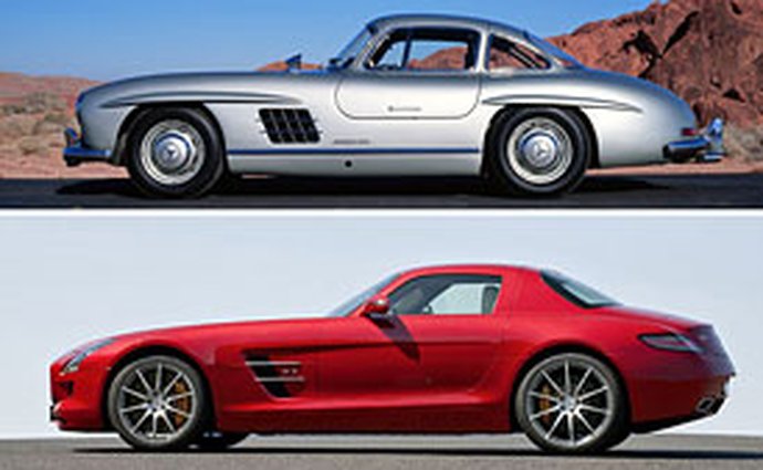 Design po generacích: Mercedes-Benz 300 SL a SLS AMG – Gullwing včera a dnes