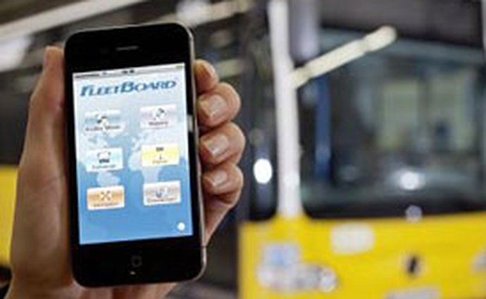 Daimler Buses: Bezplatná aplikace pro telematický systém FleetBoard