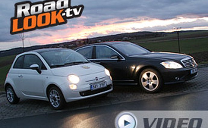 Mercedes-Benz S 500 4M L vs Fiat 500: David a Goliáš