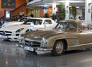 Mercedes-Benz 300 SL a SLS AMG - Setkání v Praze