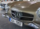 Mercedes-Benz 300 SL a SLS AMG - Setkání v Praze