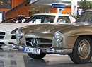 Mercedes-Benz 300 SL a SLS AMG - Setkání v Praze