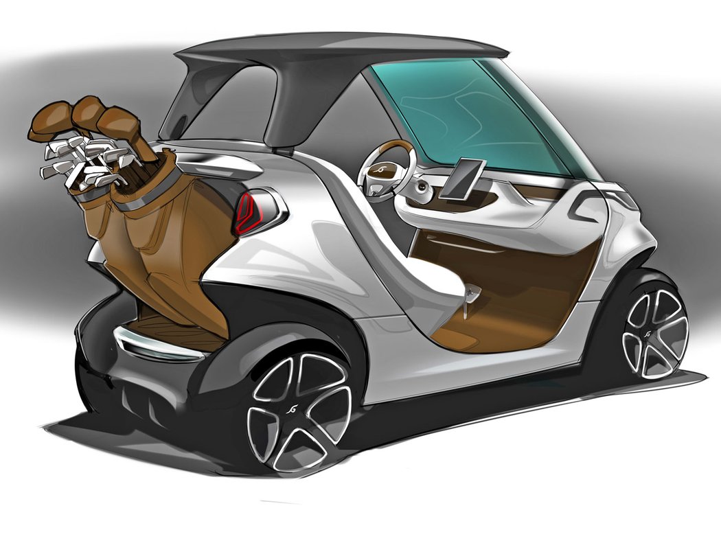 Mercedes-Benz Style Edition Garia Golf Car