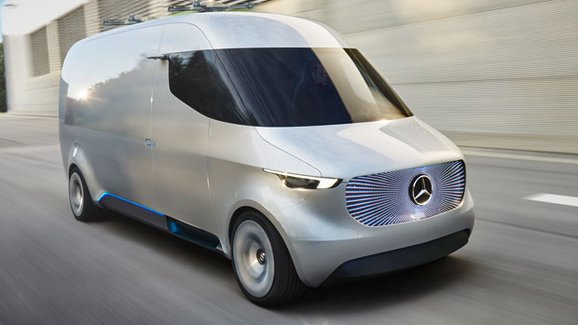 Mercedes Vision Van: Zboží bude sám rozvážet i vydávat!