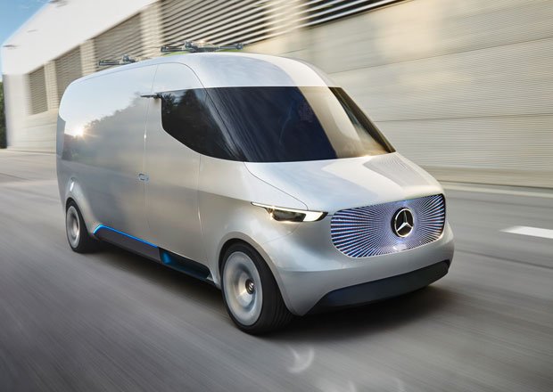 Mercedes Vision Van: Zboží bude sám rozvážet i vydávat!