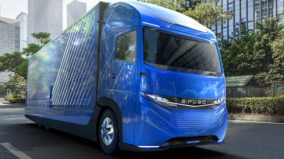 E-Fuso Vision One: Těžké nákladní vozidlo s elektrickým pohonem z Japonska
