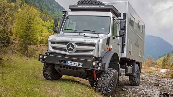 Mercedes-Benz Unimog v roli obytného vozu nejen pro dobrodruhy 