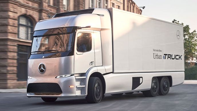 Mercedes-Benz Urban eTruck: Rozvoz zboží v tichu a bez emisí Mercedes-Benz Urban eTruck: Rozvoz zboží v tichu a bez emisí