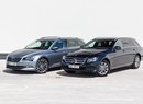 Mercedes-Benz E 220 d 4Matic kombi vs. Škoda Superb Combi 2.0 TDI DSG 4x4 – Stojí prémie za to?
