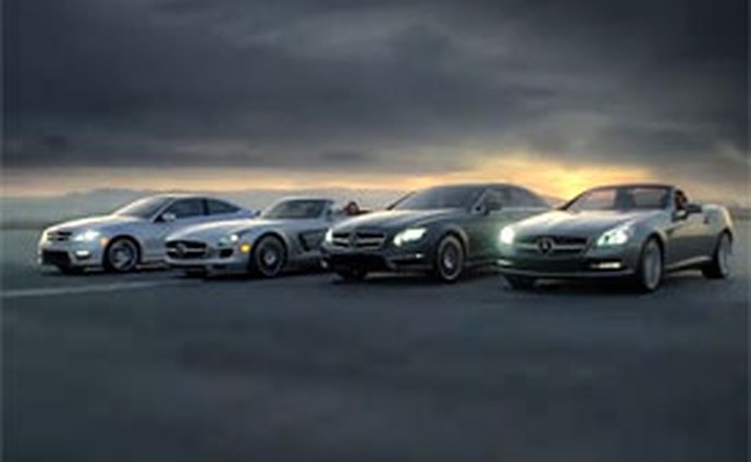 Video: Mercedes-Benz C Coupé a SLS AMG Roadster
