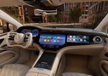 Řízení po drátech a yoke místo volantu: Nový Mercedes-Benz EQS bude ještě futurističtější