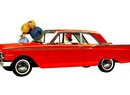 Dvoudveřový sedan Comet z roku 1960 byl dlouhý skoro 5 metrů, přesto byl v Americe považován za kompaktní vůz.