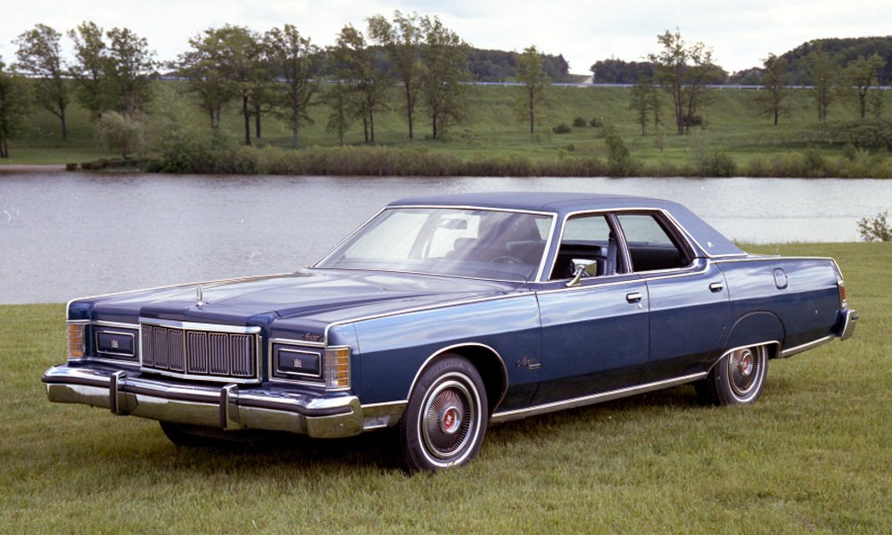 V letech 1976 až 1978 zůstaly karoserie prakticky beze změn. Na obrázku je Mercury Marquis Brougham Pillared Hardtop 1976.