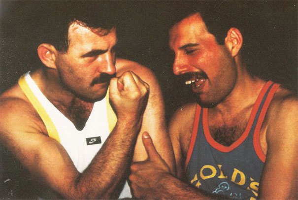 Freddie Mercury a jeho životní partner Jim Hutton