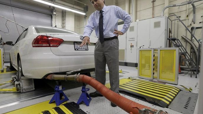 Měření emisí u vozu Volkswagen v USA