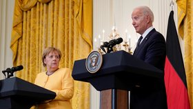 Merkelová v Bílém domě: S Bidenem řešila covid i plynovod, povečeřela s Clintonovou