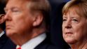 Americký prezident Donald Trump s německou kancléřkou Angelou Merkelovou