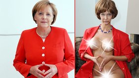 Chcete vidět nahou Angelu Merkel? Pornoherečka si zahrála na kancléřku